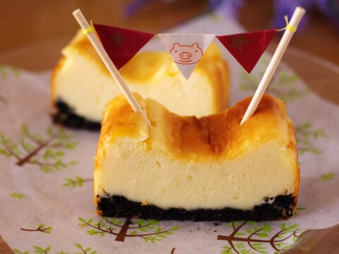 ホットケーキミックスで簡単&手軽に本格チーズケーキ